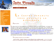 Tablet Screenshot of centreparamita.org